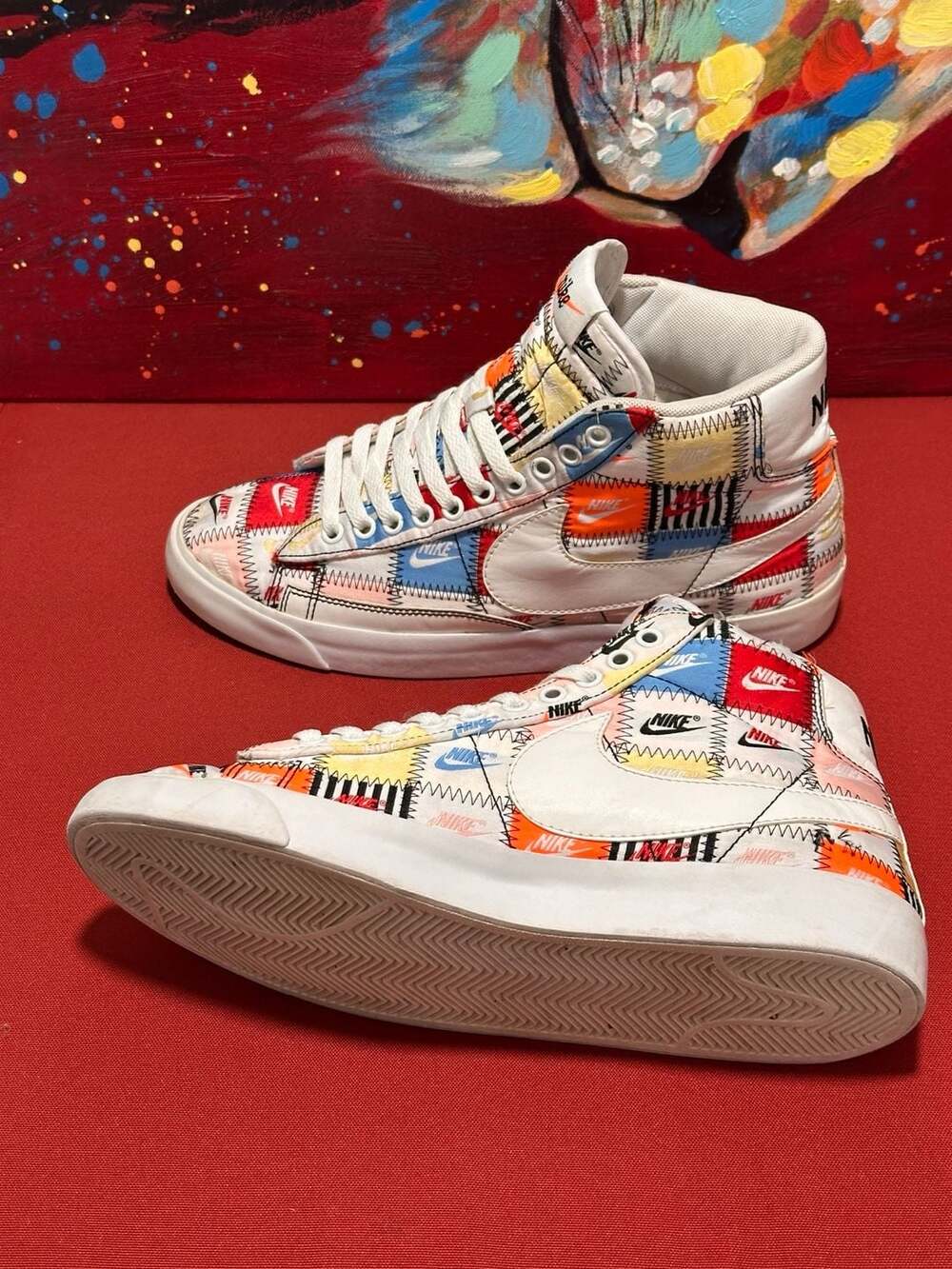 Nike Blazer Mid 'Patchwork' White Multi-Color (CI… - image 4